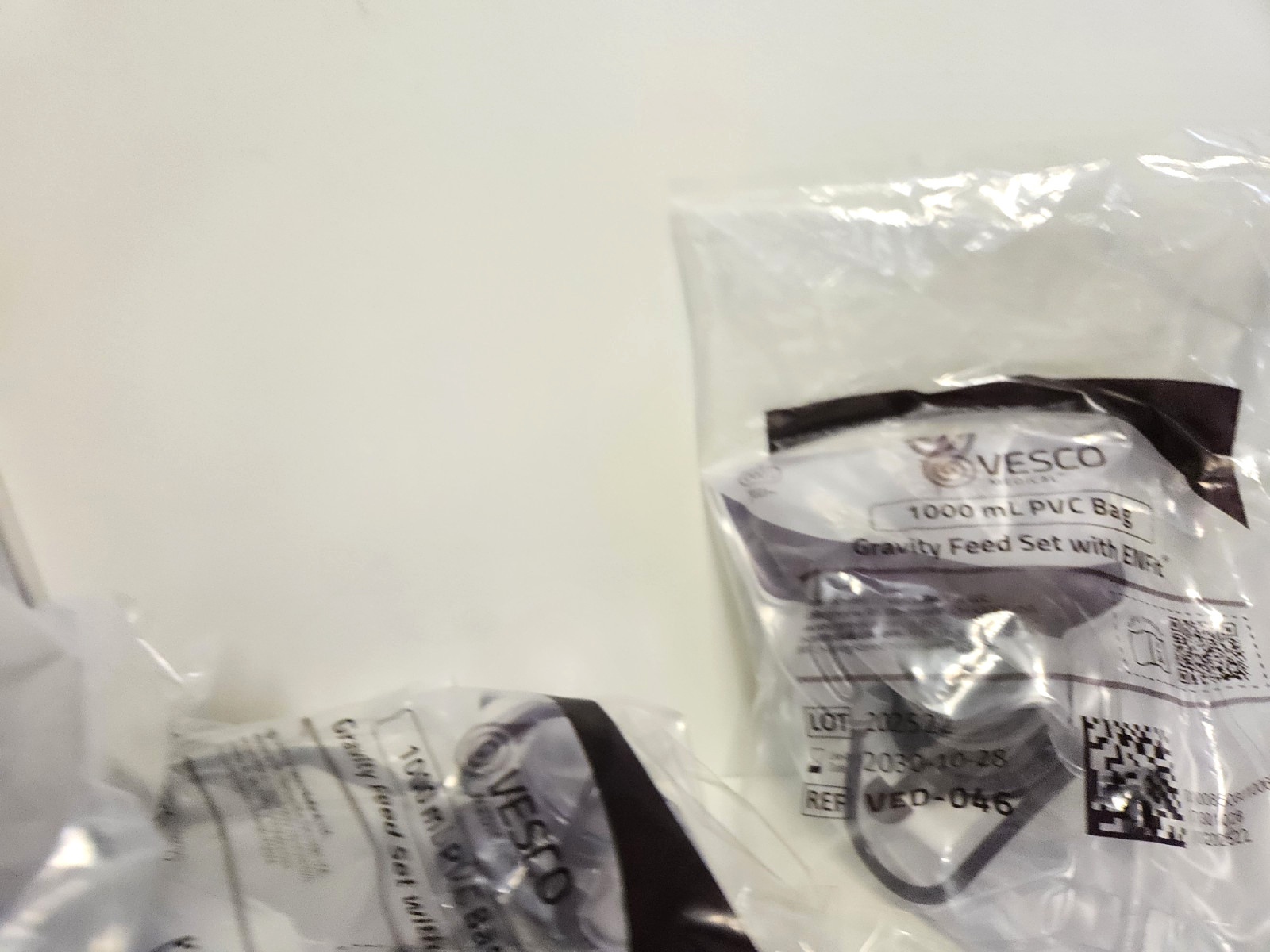 Feeding Set Gravity Bag ENfit Top Fill 1000ml – LOT of 25
