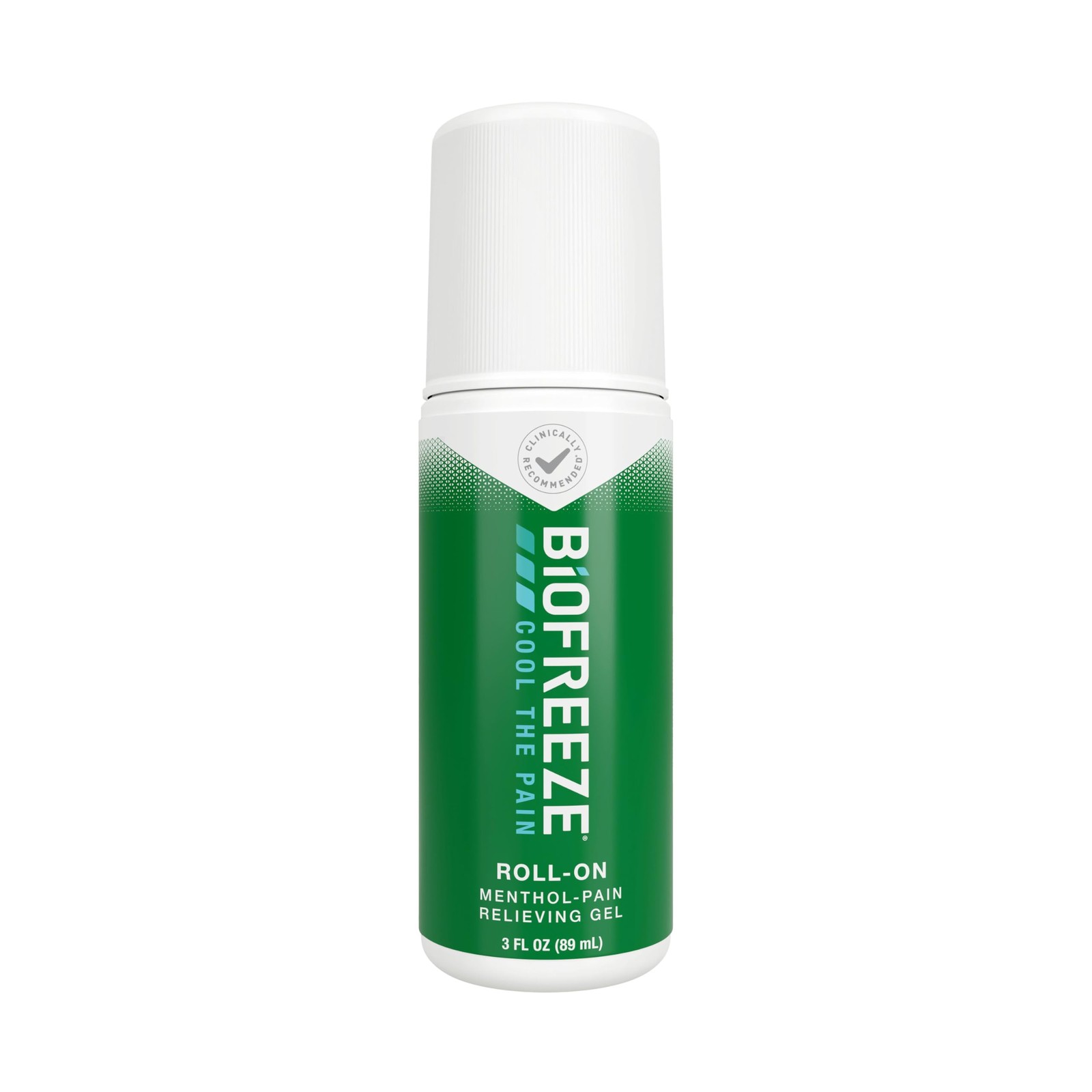 Pain Relieving Gel 3 FL OZ Biofreeze Roll-On Green Topical Joints