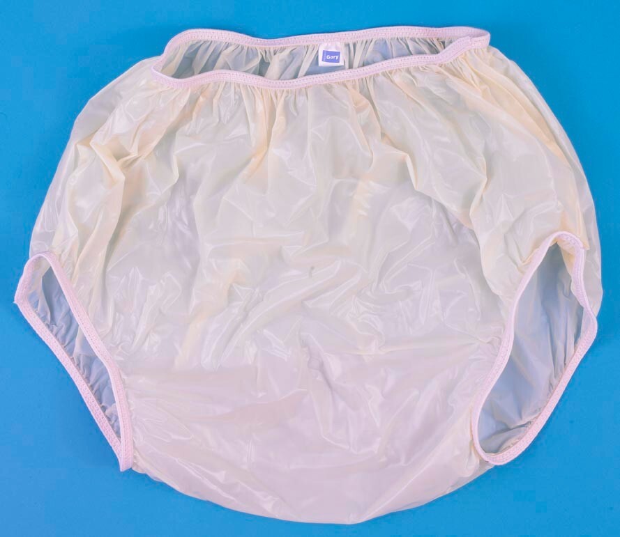Incontinent NEW Gary Plastic Pant Adult Size 2X-LARGE Yellow Pastel Plastic Pant