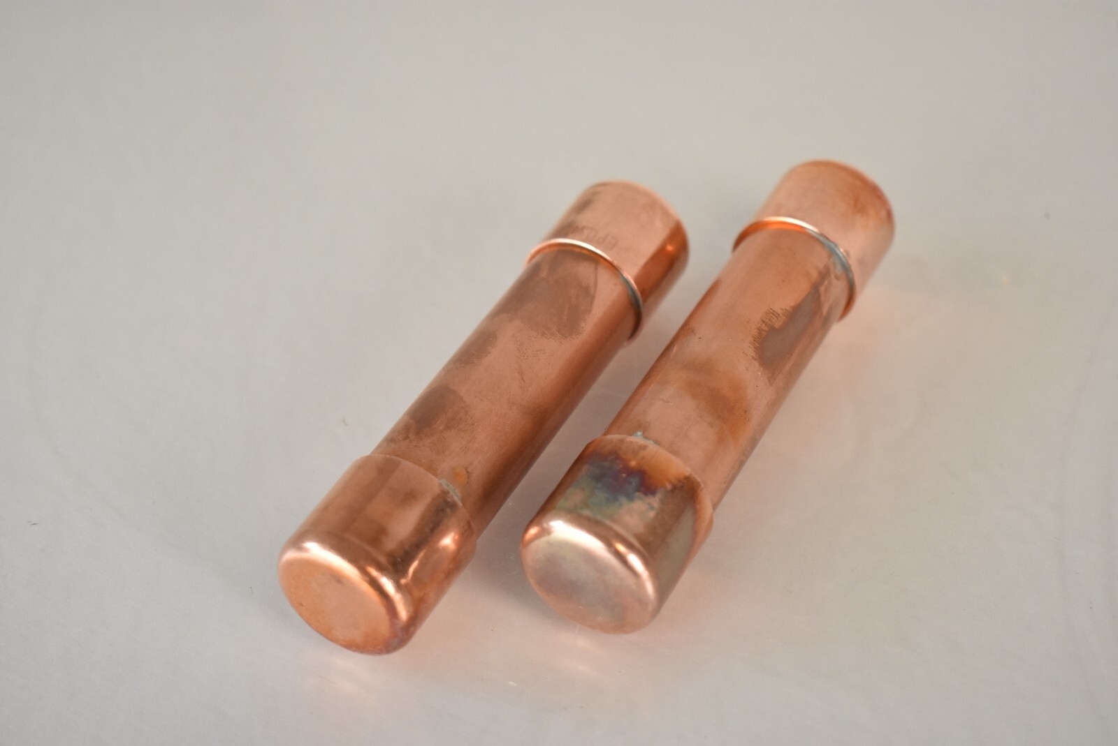 Pair Copper Rife Machine Frequency Hand Cylinders for GB4000 and Others