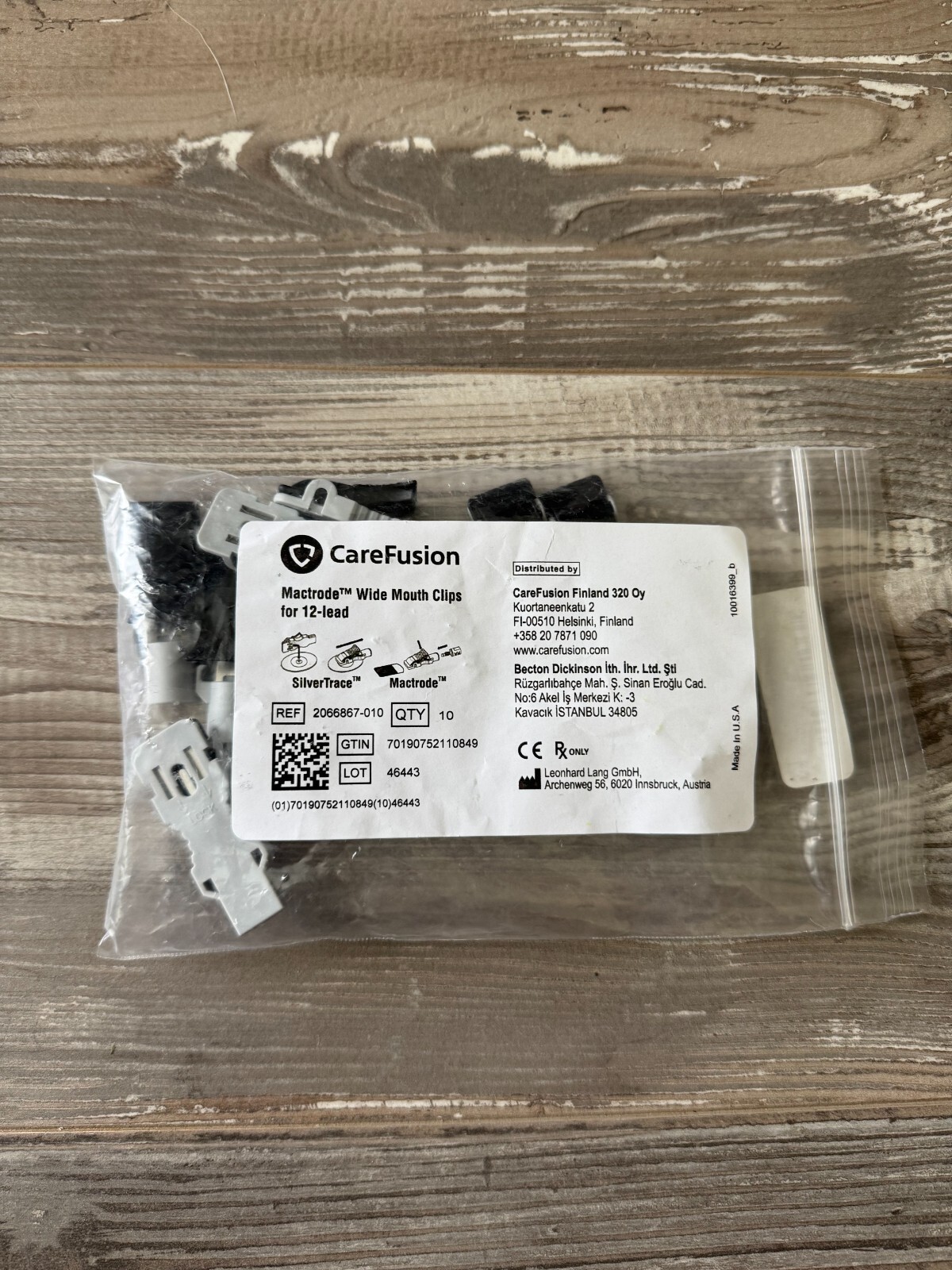 CareFusion – Mactrode Wide Mouth Clips for 12-Lead REF 2066867-010