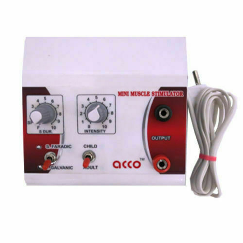 Mini Stimulation Machine electrotherapy stimulator unit faradic and Galvanic