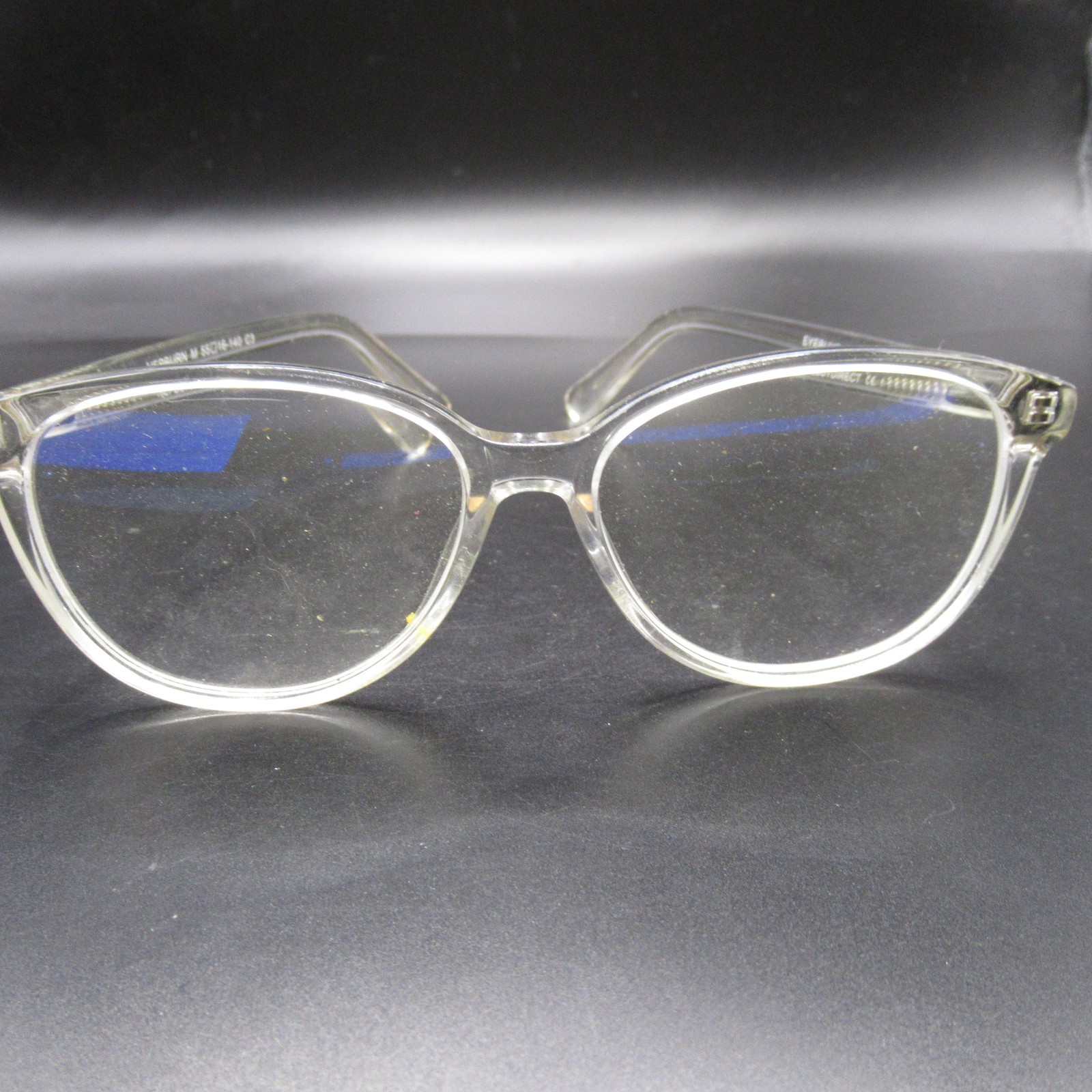 EYEBUYDIRECT NEPBURN M Clear Transparent Eyeglasses Frames Blue Light Blocker