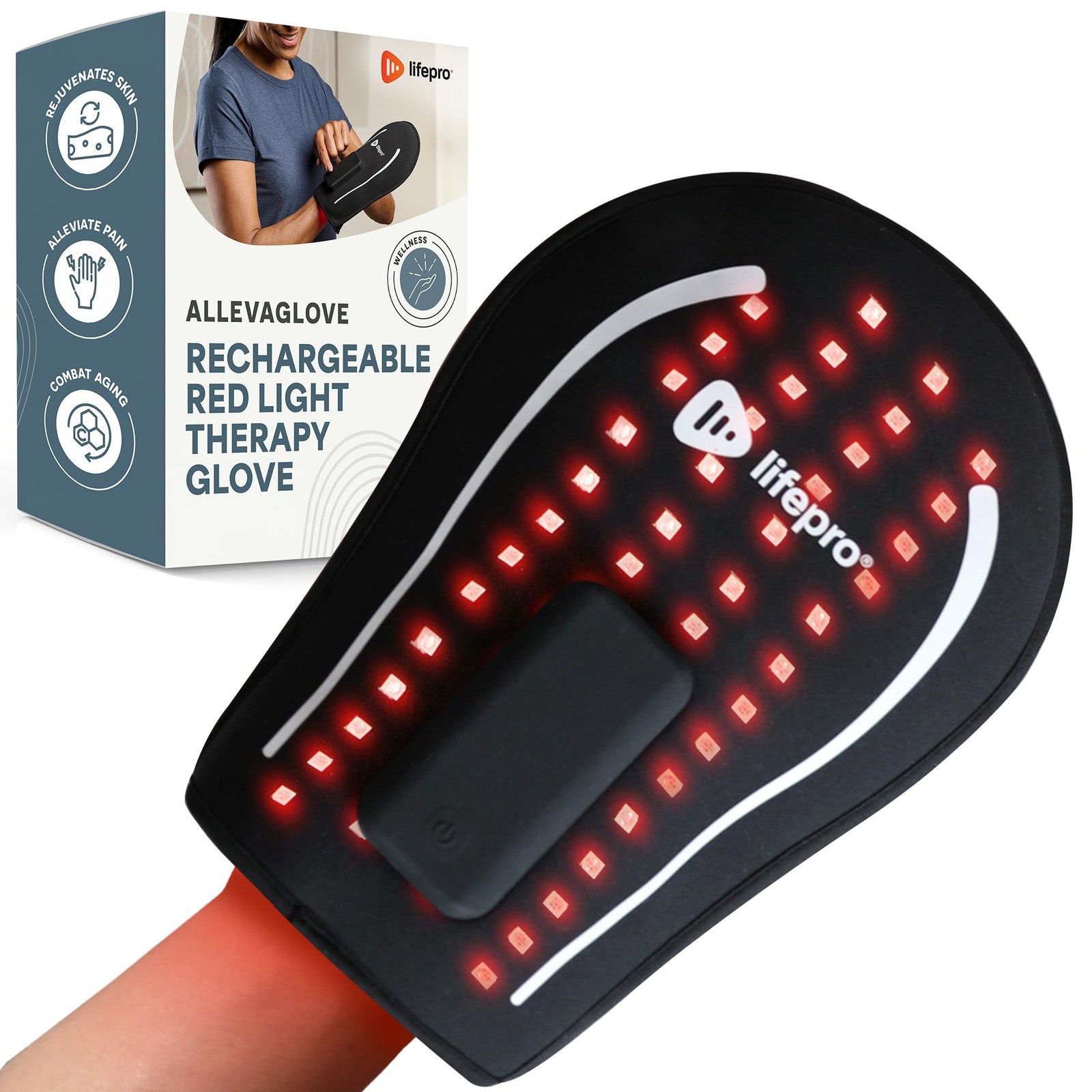 Red Light Therapy Foot Ankle Wrap Portable One Size Fits All LifePro Comfortable