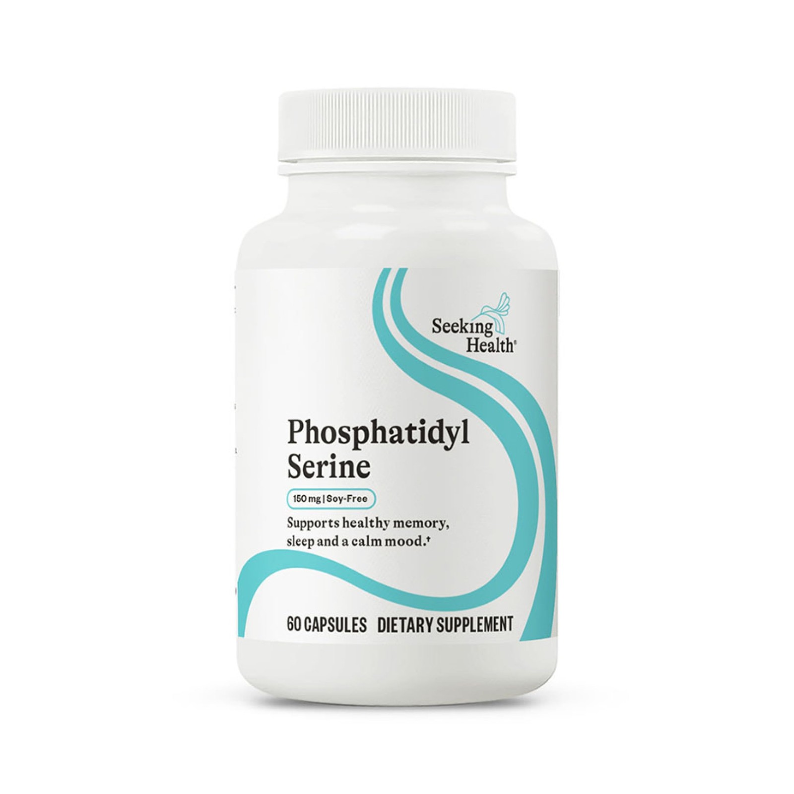 Brain Support Supplement Phosphatidyl Serine 150mg 60 Capsules Seeking Health