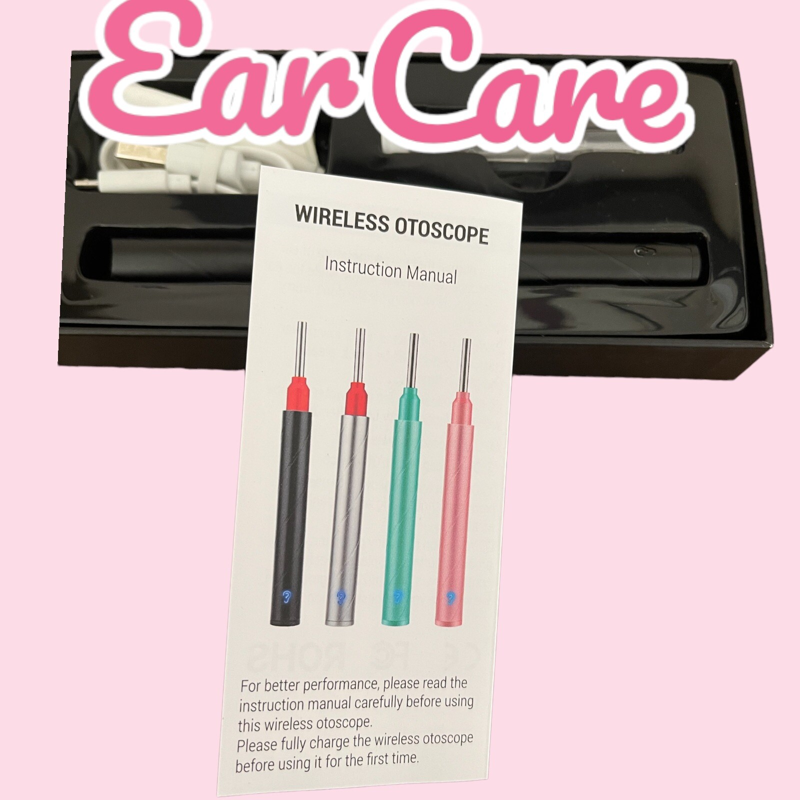 New Wireless Ear Cleaner Camera WiFi Ear wax Removal Tool For Phone 5.0MP 1080P