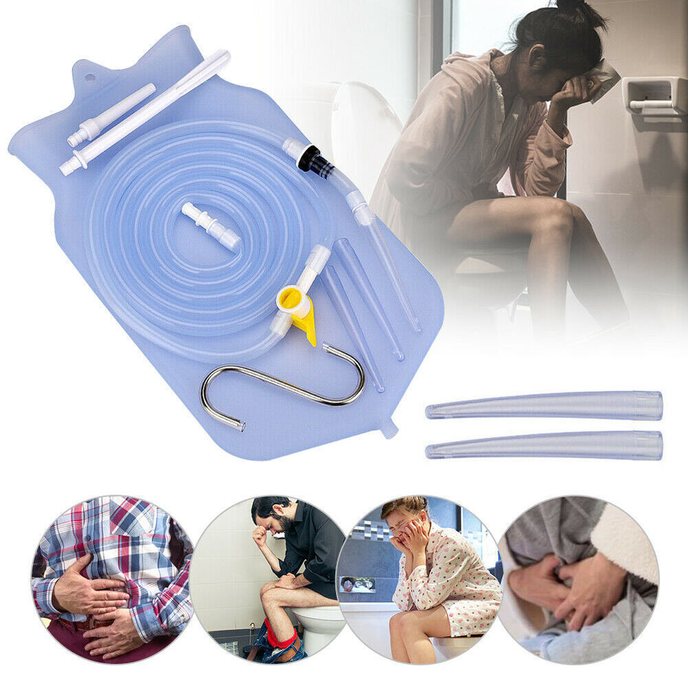 2026 New Hot Selling Home Enema Douche Kit Reusable Silicone Enema Douche Bag
