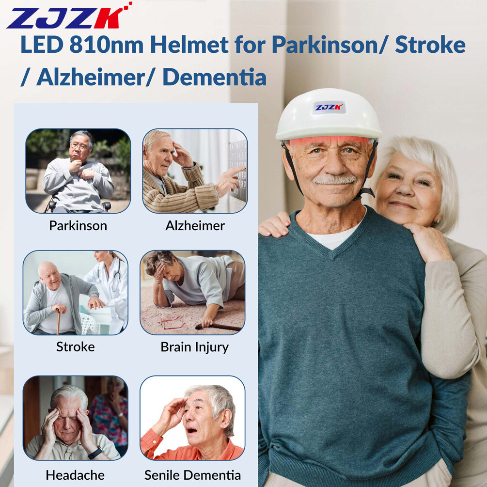 PBM Brain Stimulation Helmet NIR Light Therapy for Parkinsons Alzheimer PTSD TBI