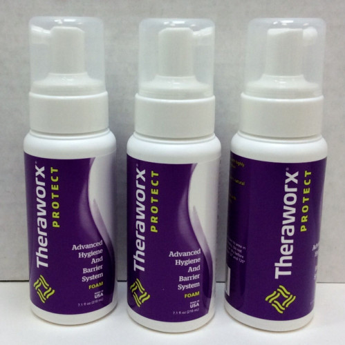 Theraworx Protect Advanced Hygiene And Barrier System Foam Free Shipping 3-Pack