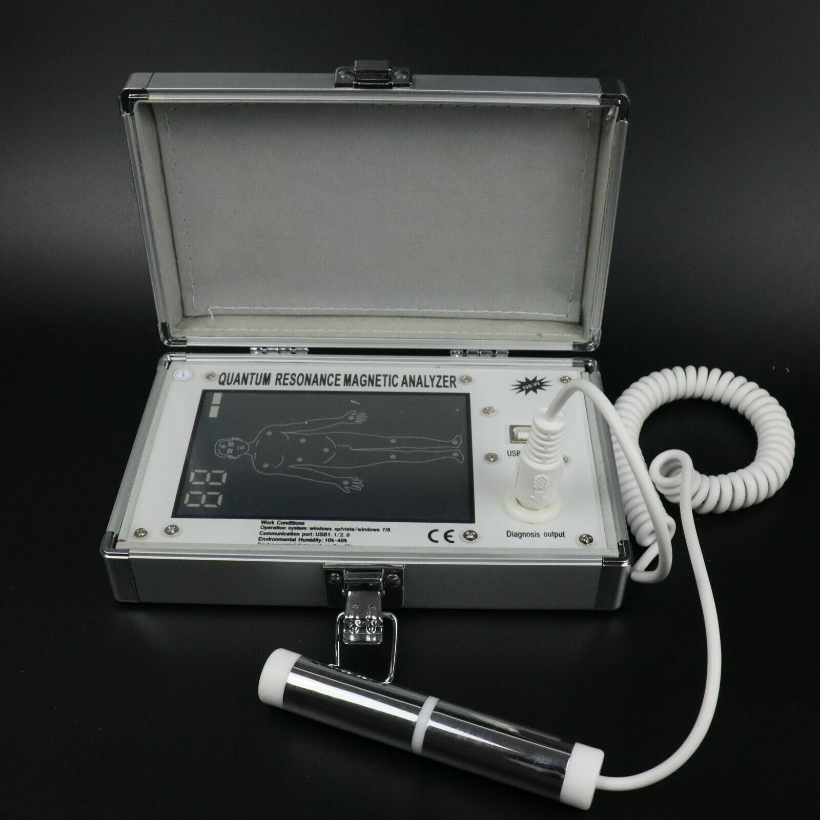 2025 Newest Version 4TH 52 Reports Quantum Magnetic Resonance Body Analyzer