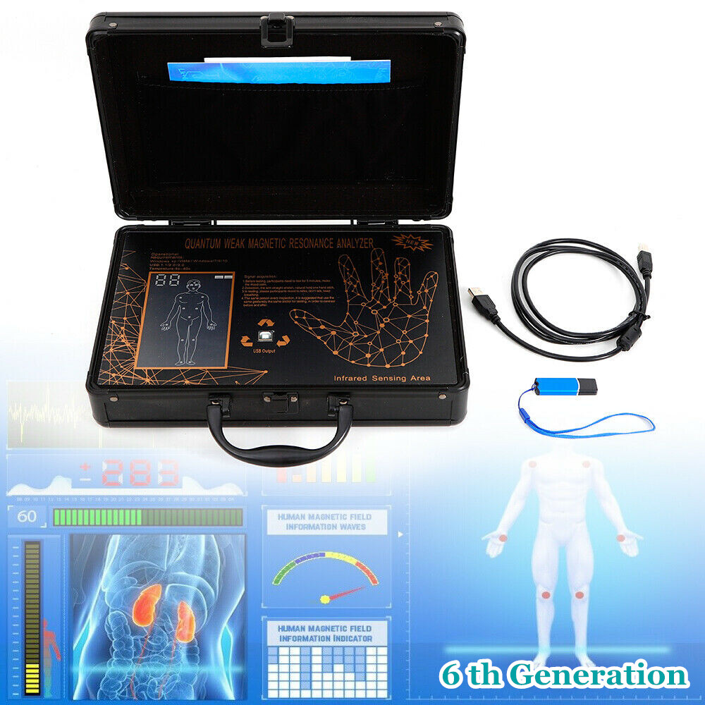 US New Quantum Magnetic Resonance Body Health Analyzer 6TH Gen Quantum Magnetic