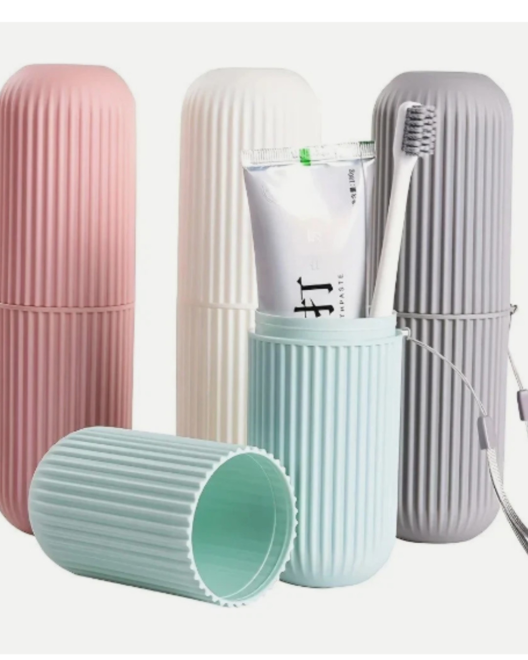 Toothbrush Cup Travel Case Holder & Storage Organizer