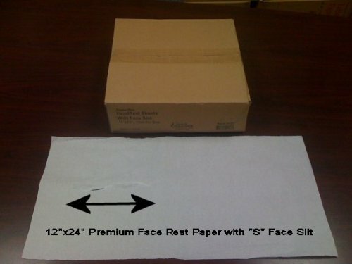 12″x24″ Premium Face Paper with face Slit, 1000pcs per Box, Item# 55582