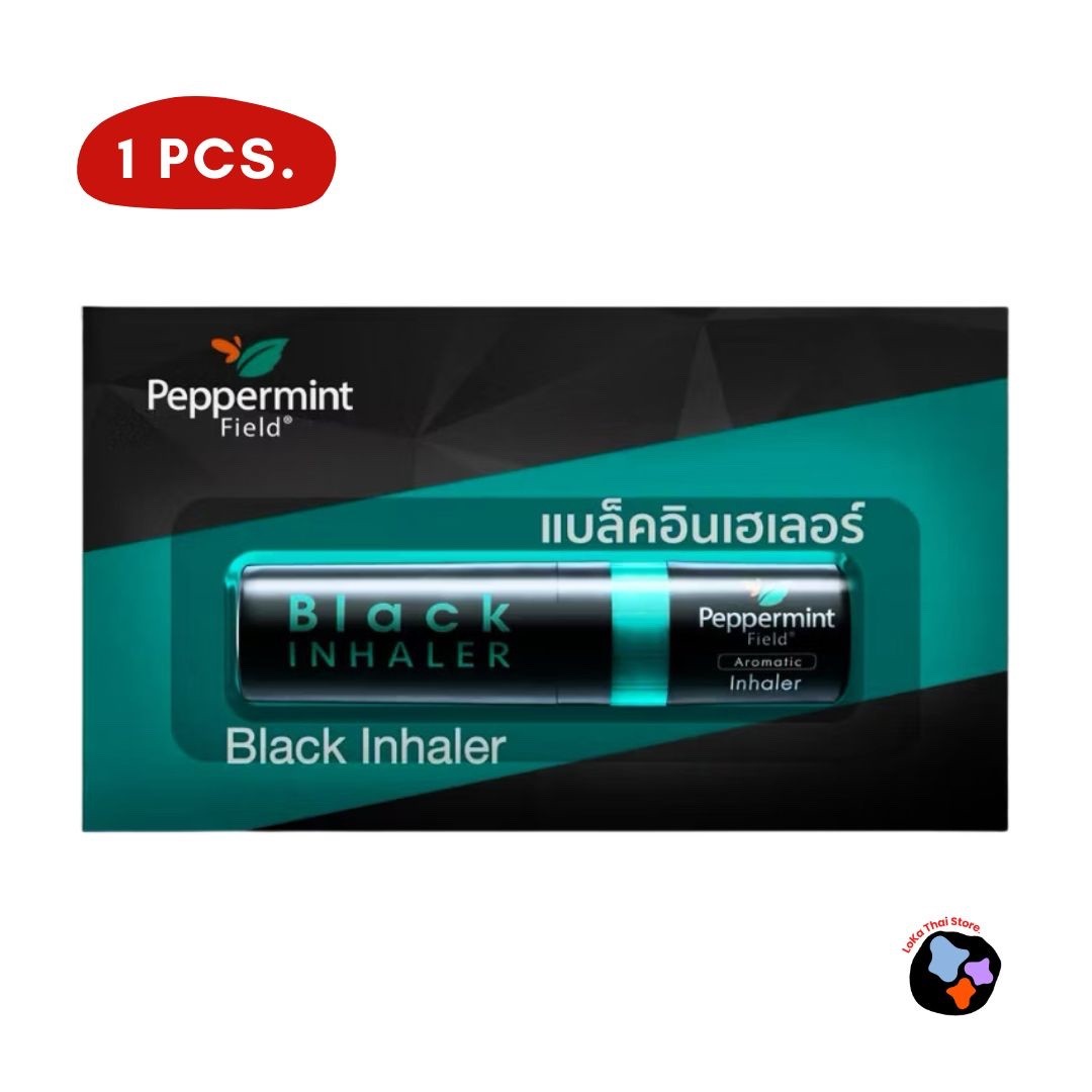 Peppermint Field Black Inhaler Thai Herbal 1 Pc