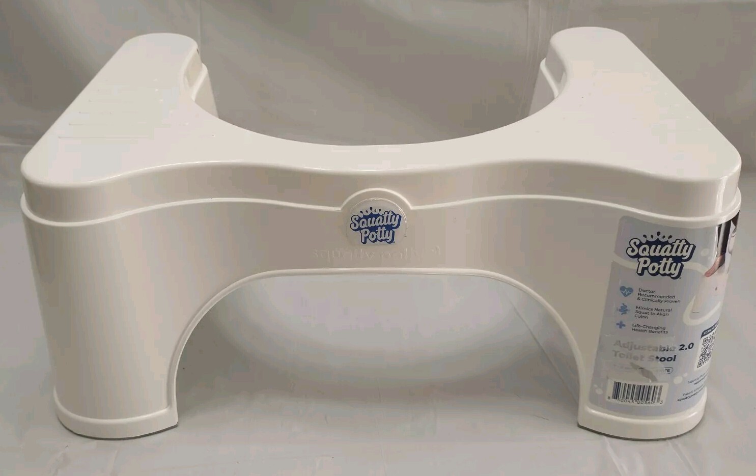 Squatty Potty 7″ 2.0 Toilet Stool White TOP ONLY Not Adjustable Shark Tank Stern
