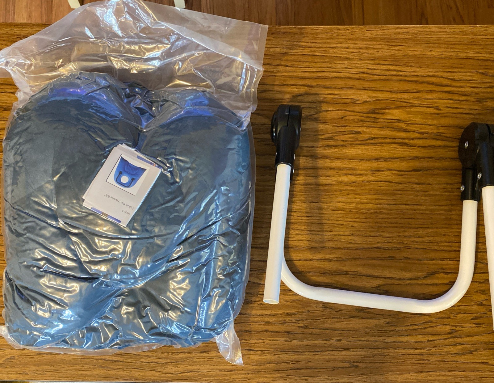 BLUE Face Down Pillow After Eye Surgery,Prone Pillow with Hole Face Down Openbox