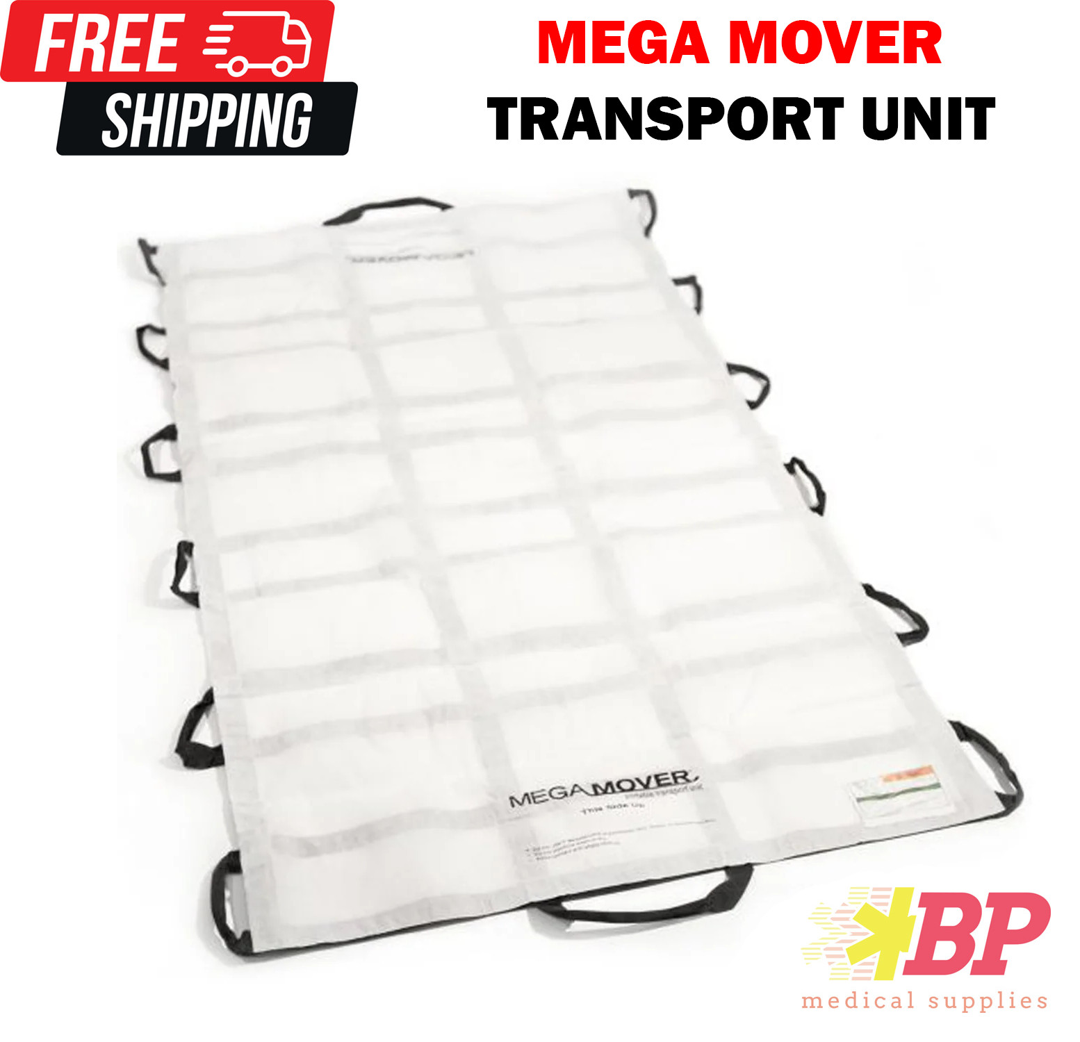 Mega Mover 51926 Patient Medical Mover Up to 1000lbs Portable Transport Unit