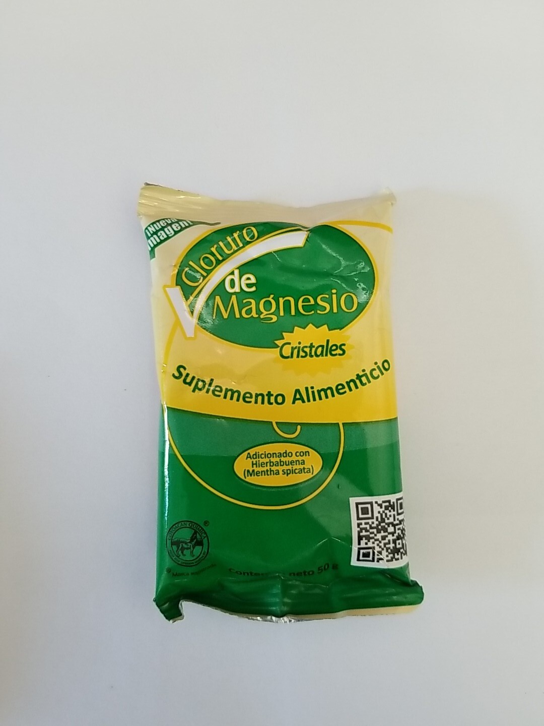Magnesium Chloride 50g (6 PK) Cloruro de Magnesio 50g each ( Vida Magnesio )