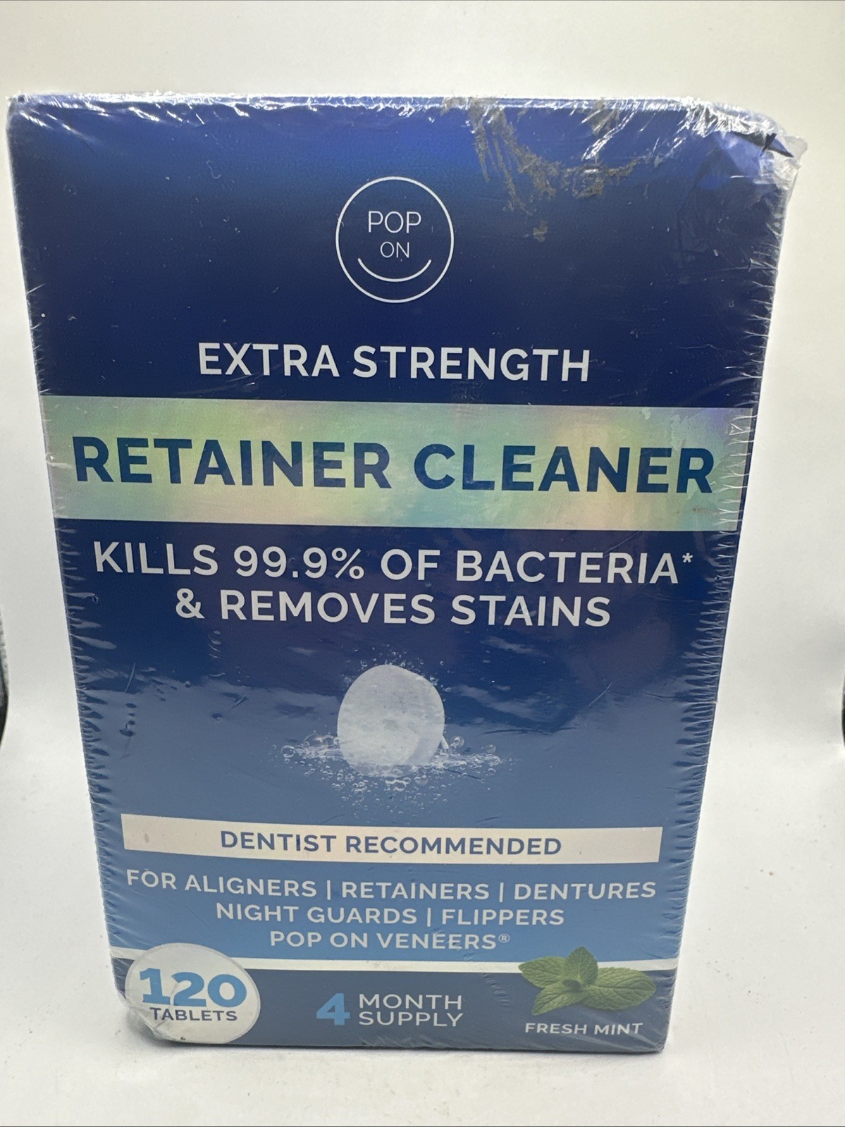 Retainer Cleaner Tablets for Invisalign Approved 4-Month Supply NEW Exp 03/19/28