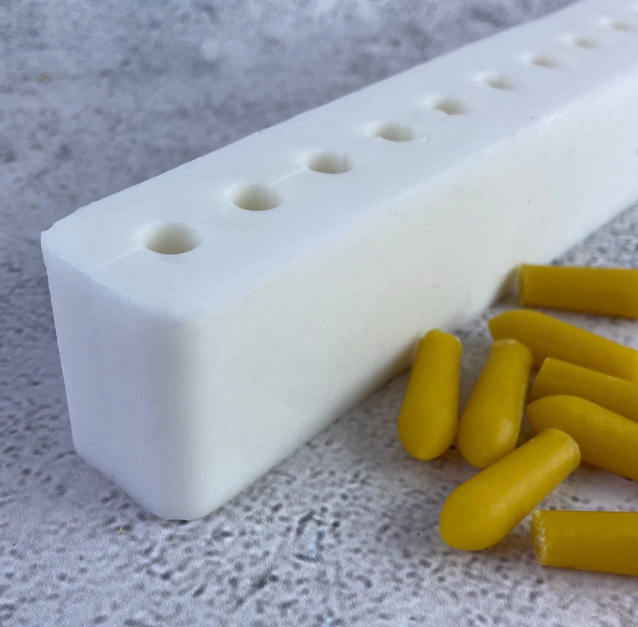 Silicone suppository mold – reusable 10 X 1.8 ml Rectal Vaginal