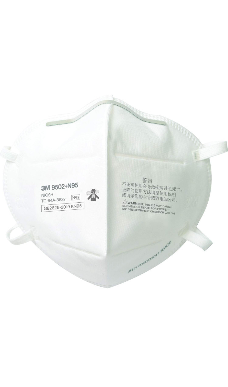 3M 9502+ KN95 Particulate Respirators – Pack of 50