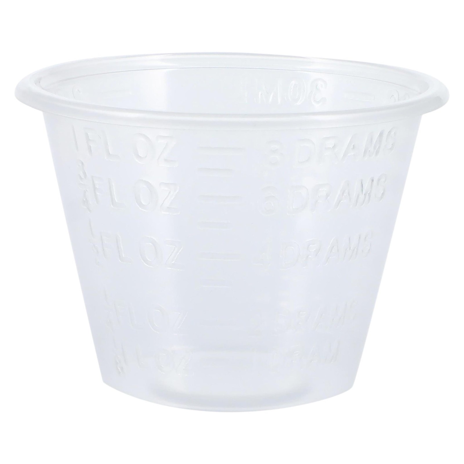 Henry Schein Graduated Medicine Cup (112-5555), Plastic Clear, 1 oz., Easy-To-Re