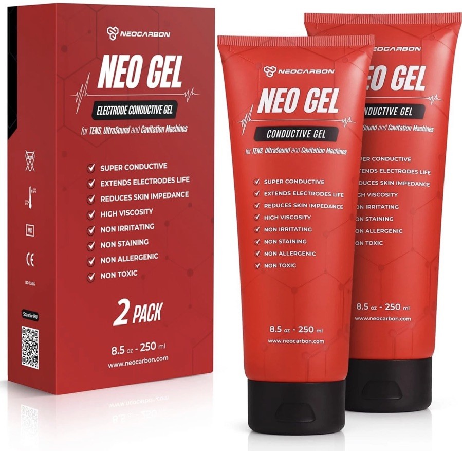 High Viscosity Electrode Gel: 250 ml for TENS, Ultrasound & Microcurrent Use