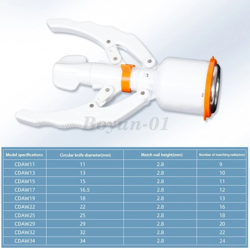 Disposable Foreskin Stapler Circumcision Safety Manual Stapler Device 13mm-34mm