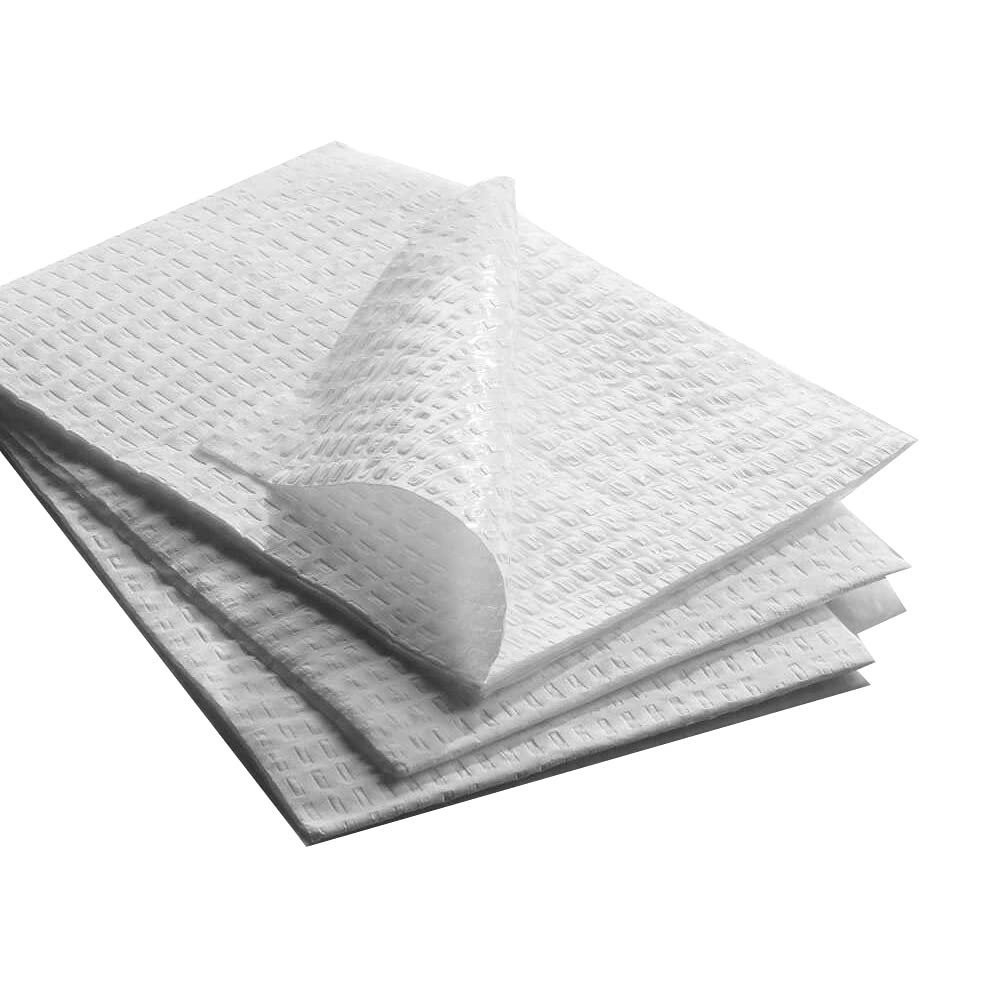 McKesson Disposable Towels Waffle 3-ply Polyback 500 Count 13 x 18 in