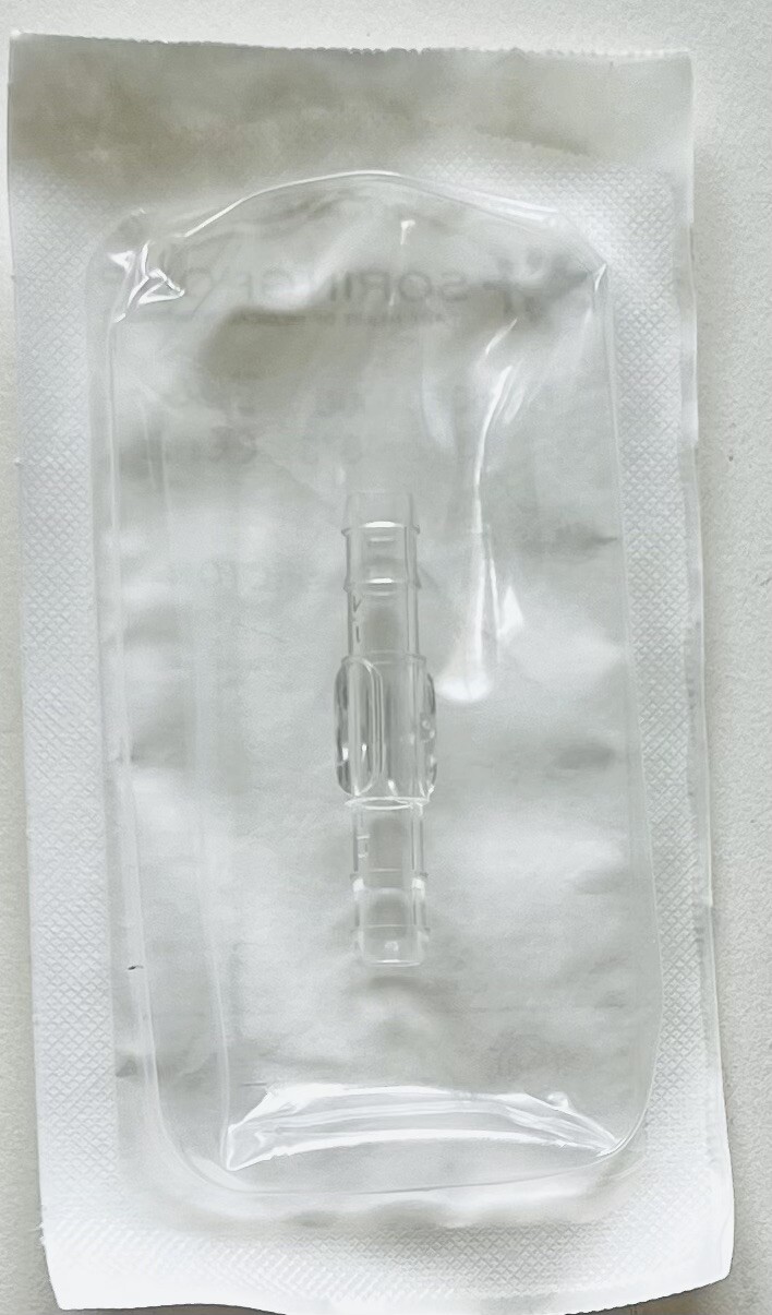 2 PC STRAIGHT CONNECTOR 1/4″ x 1/4″ NEW/SEALED