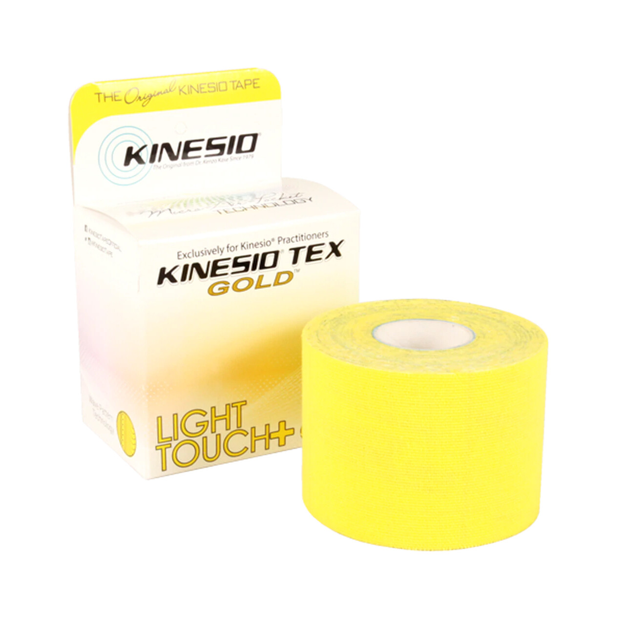 Kinesio Tex Gold Light Touch Kinesiology Tape: 2 in. x 16.4 ft. (Pastel Yellow)