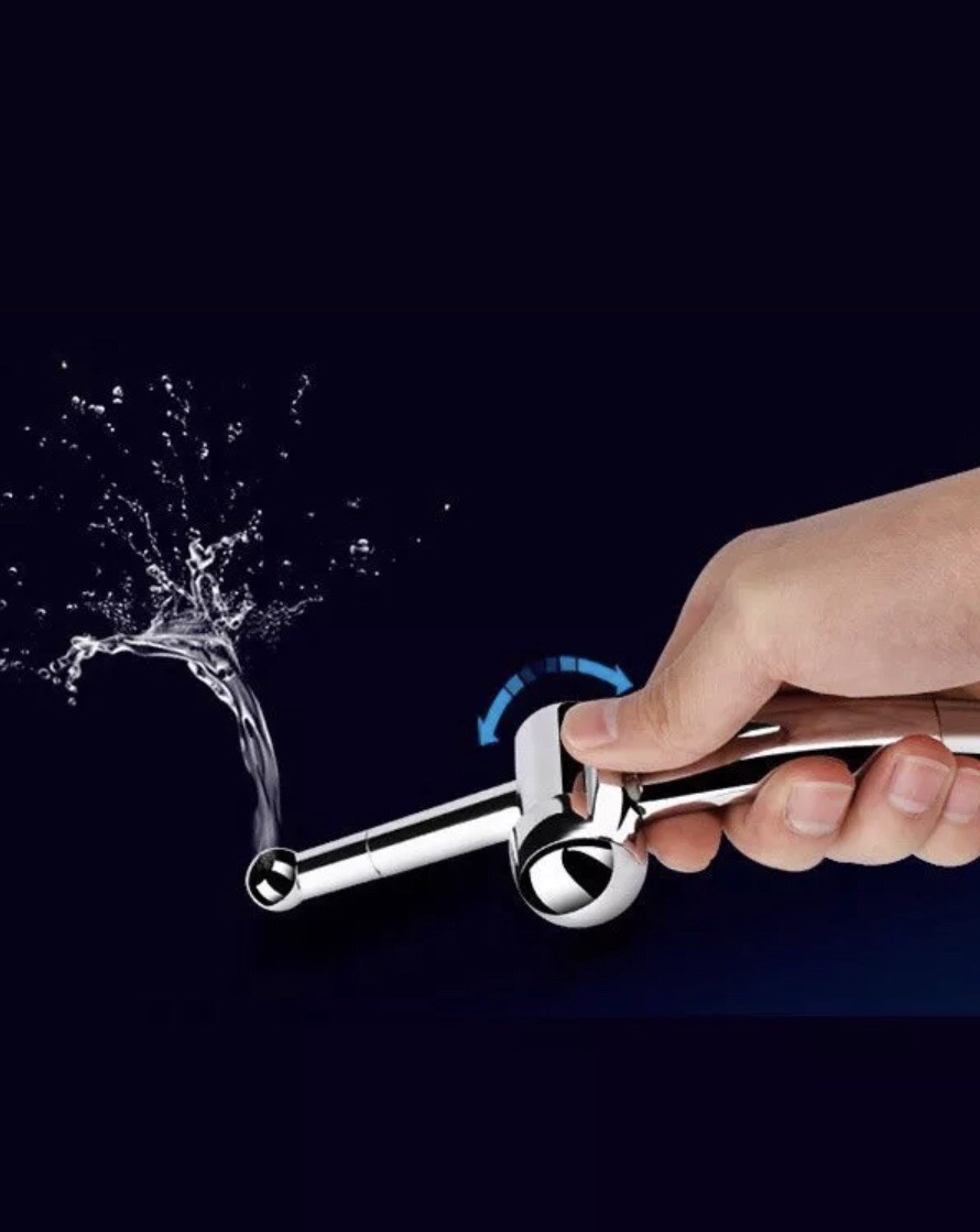 Shower Enema Douche Anal Vaginal Cleansing Nozzle +Flow Regulator for Men Women