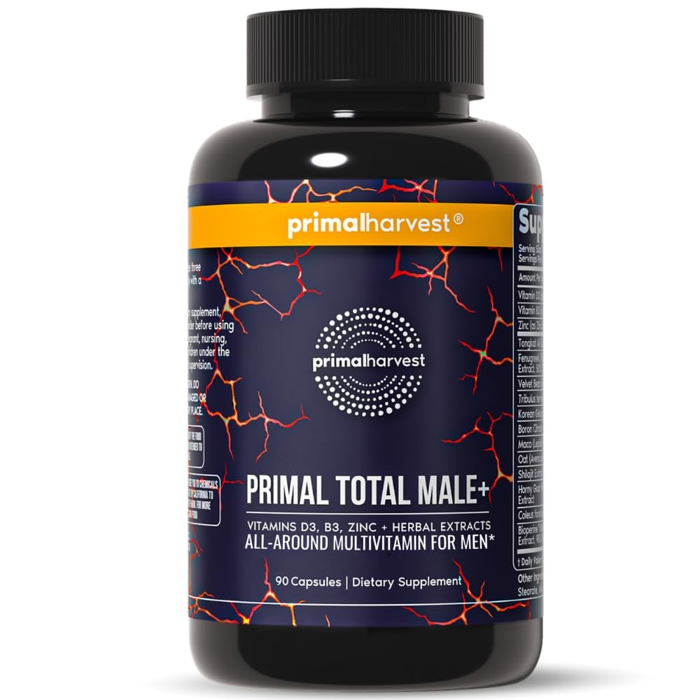 Daily Supplement Total Male+ Dairy Soy Free for Men Primal Harvest