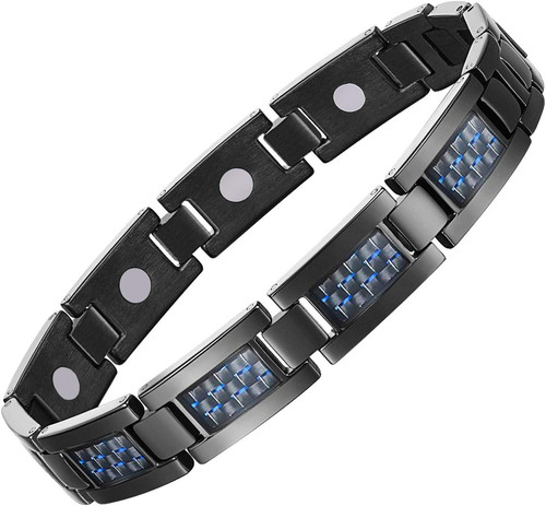 Feraco Magnetic Bracelets for Men, Stainless Steel Magnets with…