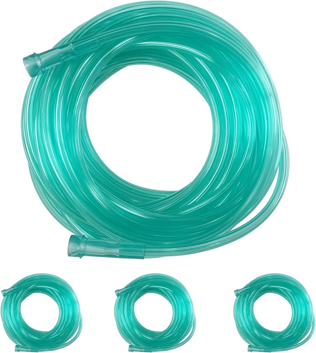 3 Pack Oxygen Tubing,25Ft Green Crush Resistant Oxygen Supply Tubing,Non Kinking