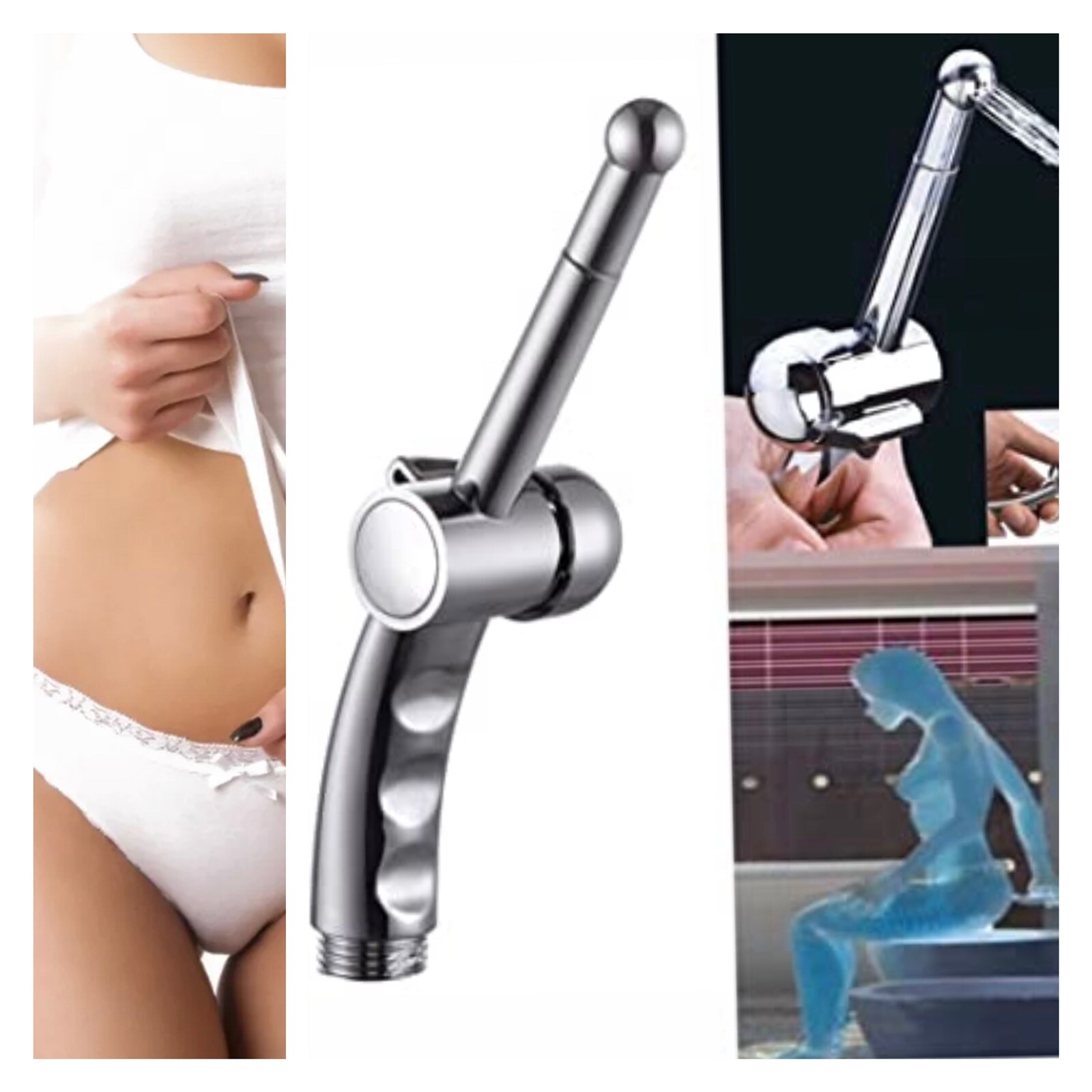 Toilet Douche Bidet Head Only Handheld Spray For Sanitary Shattaf Shower Sprayer