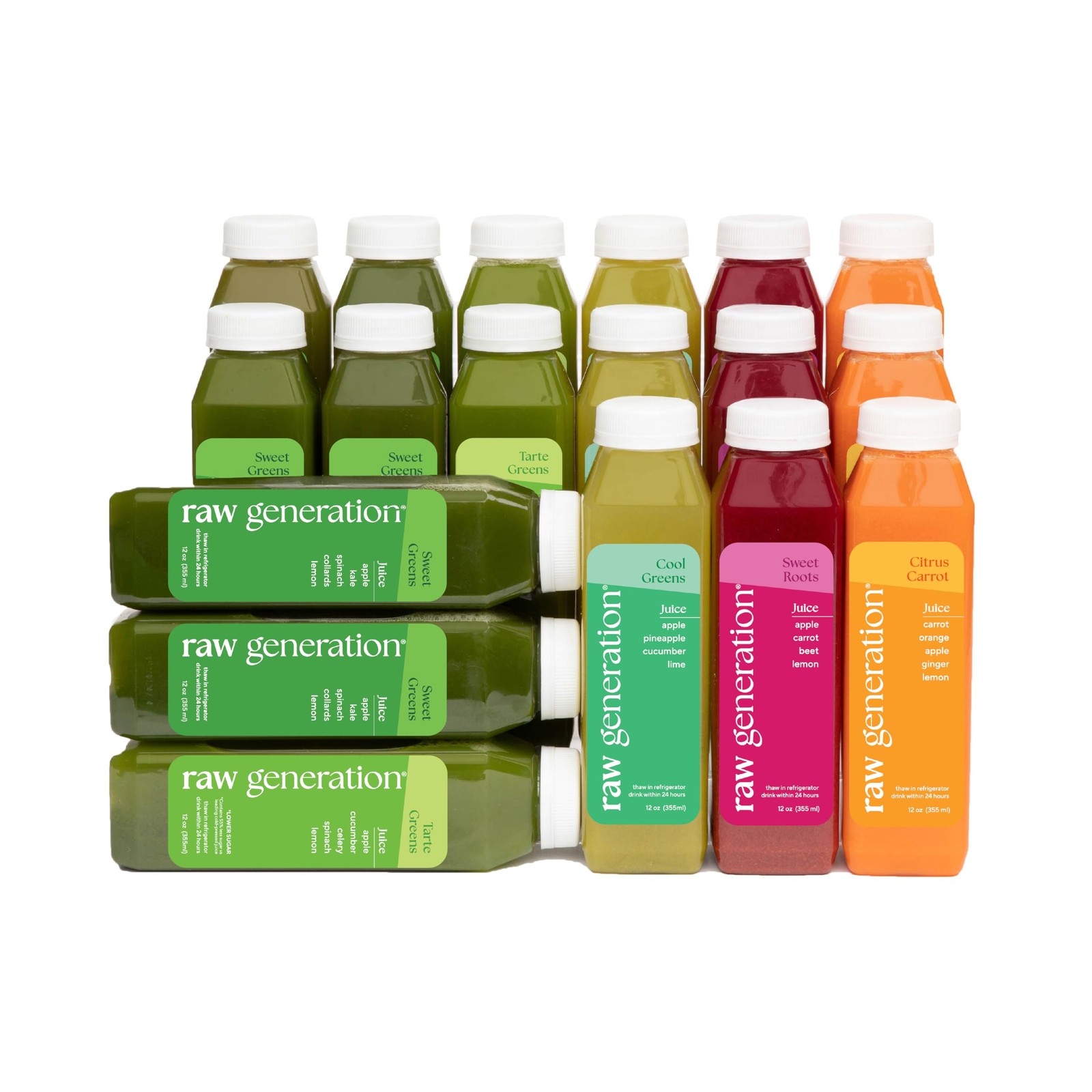 Cold Pressed Juice Cleanse 3 Day Raw Generation Skinny Wellness Reset