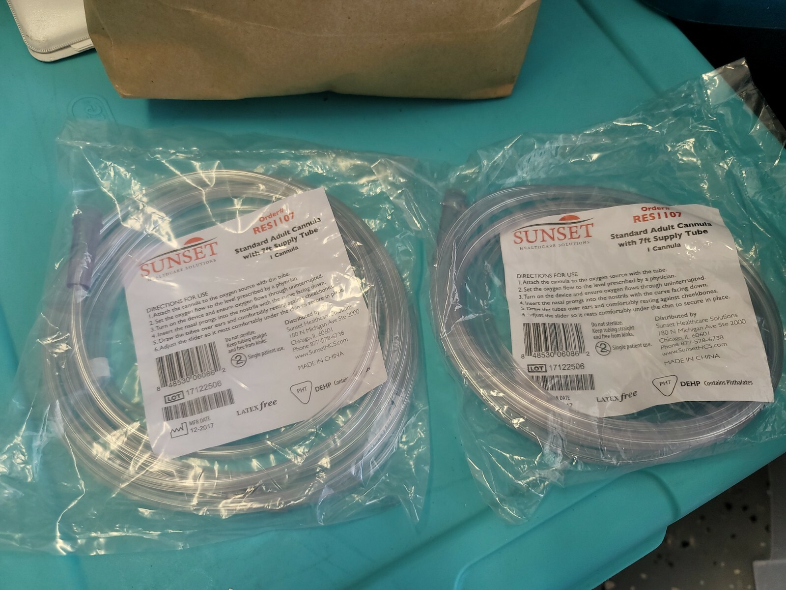 Standard Adult Cannula w/ 7ft supply’s tube