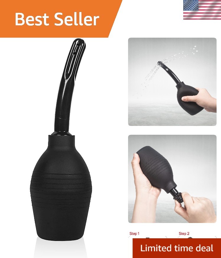 310 ml PVC Enema Bulb – Smooth Douche Cleaner for Painless Personal Care