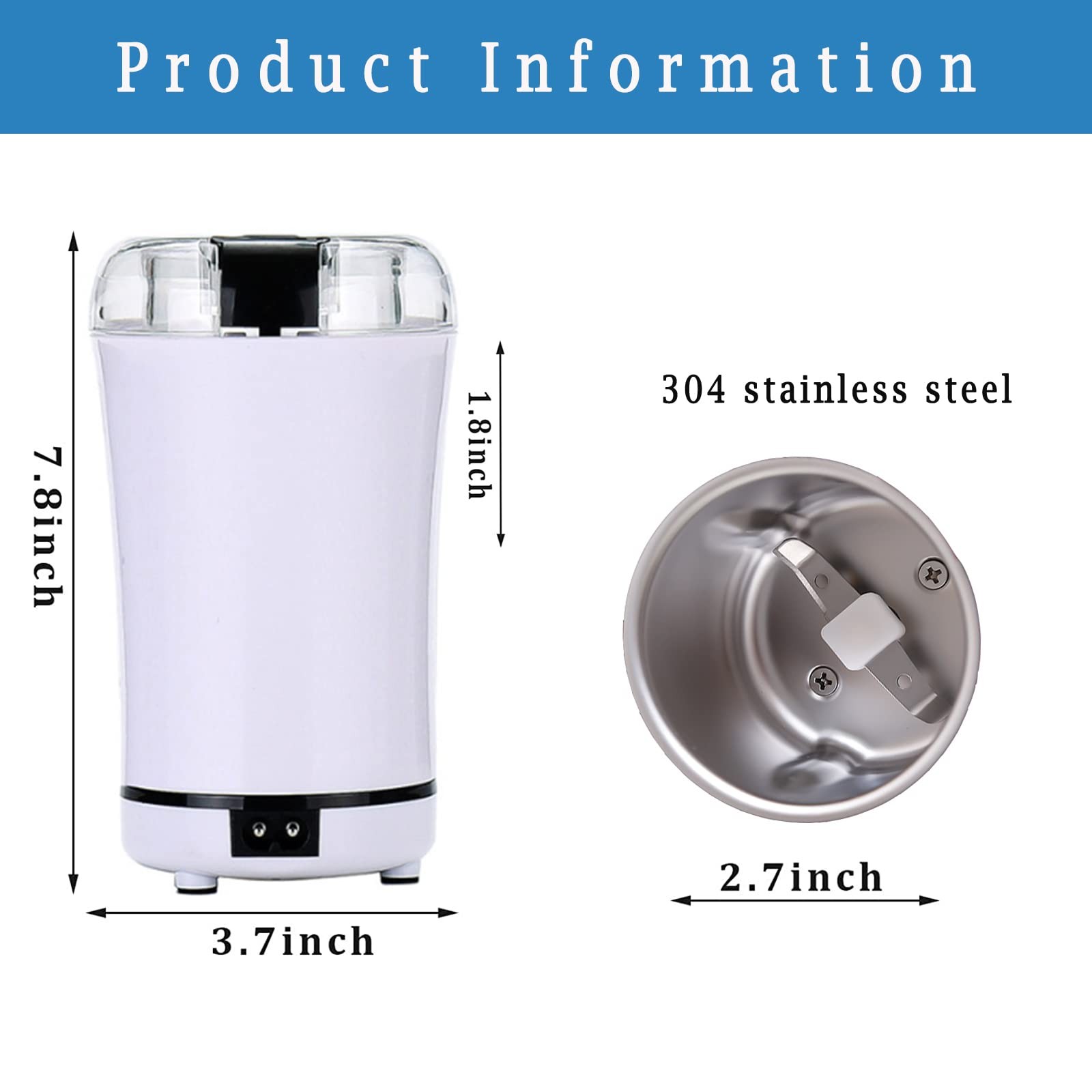 Electric Multifunctional Grinder.Electric Pill Crusher Grinder for White
