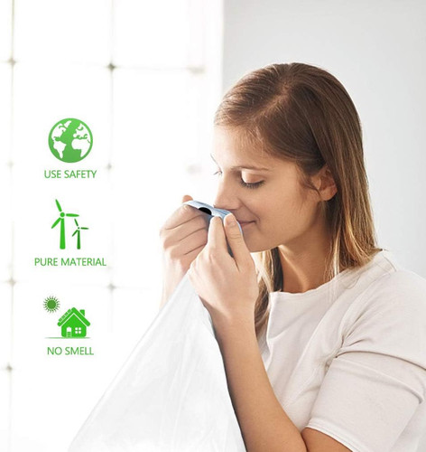 4 Gallon 320 Counts Strong Drawstring Trash Bags Garbage by White