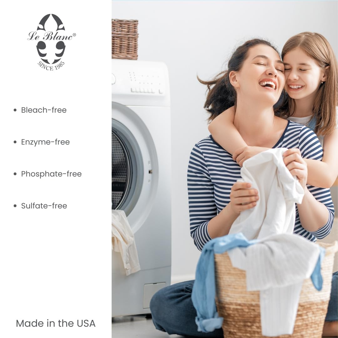 Linen Wash Fragrance Free 64 FL. OZ Pack of 1 Le Blanc