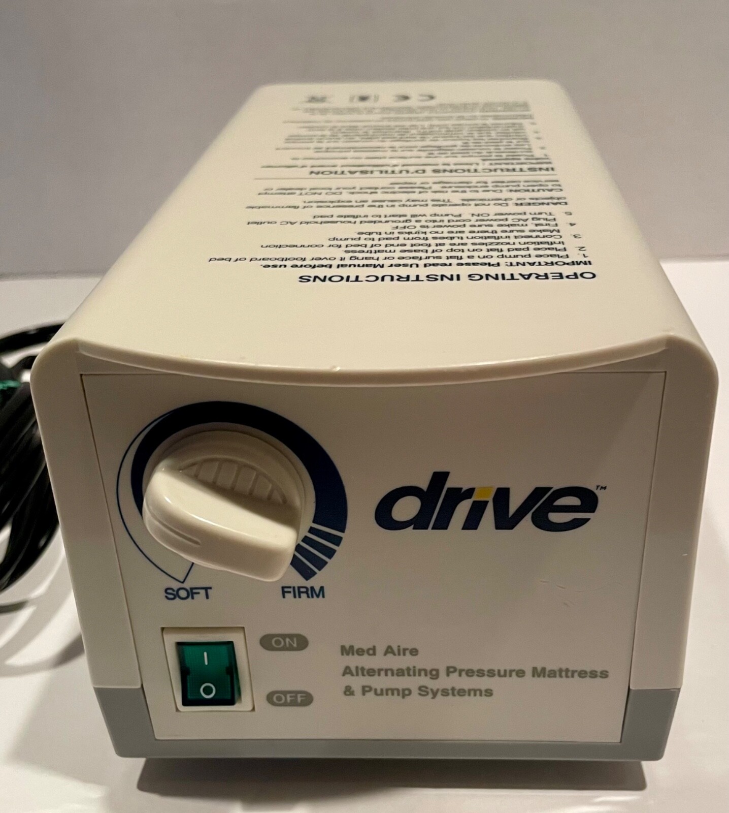 DRIVE Medical 14005E – Med/Aire Pressure Pump Adjustable with Tubing – Pre Owned