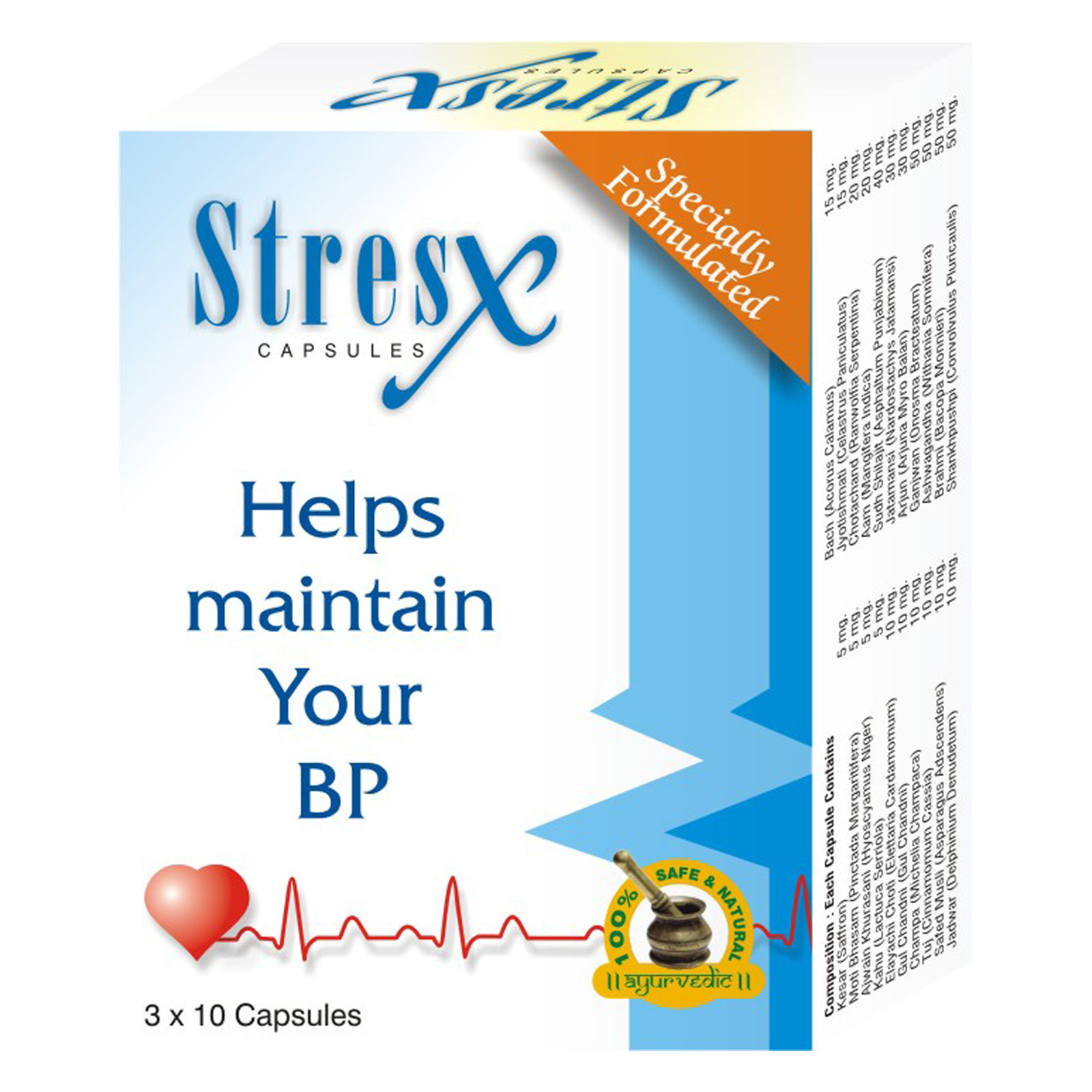 Control Hypertension High BP Maintain Healthy Blood Pressure Levels 30 Pills