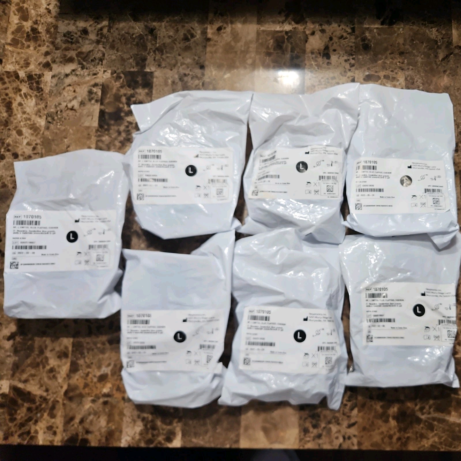 Lot 7 Respironics Comfort Gel Nasal Cushion w/ Flap for Nasal Mask LARGE 1070105