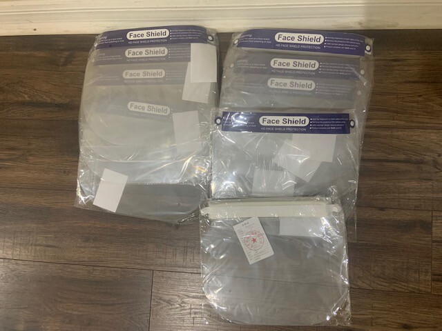 Set Of 2 PCS Anti Air Face Shiel,Unisex Mouth Cover, Protective With Clear Film