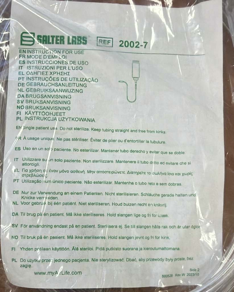 Genuine Salter 2002-7 25ft hose FACTORY SEALED