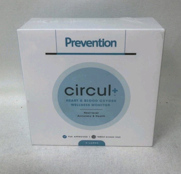 Prevention Circul + Wellness Monitors Blood Oxygen, Heart Rate Ring X-Large