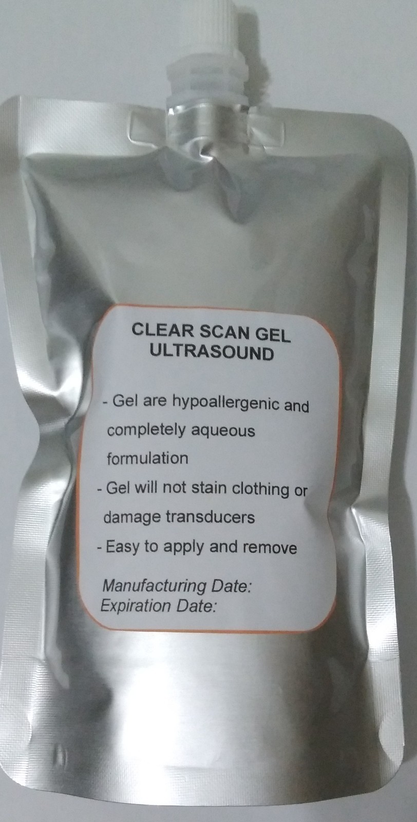 Ultrasound Gel for Cavitation and RF – Clinic & Hospital Use (Pack of 12 Pouches