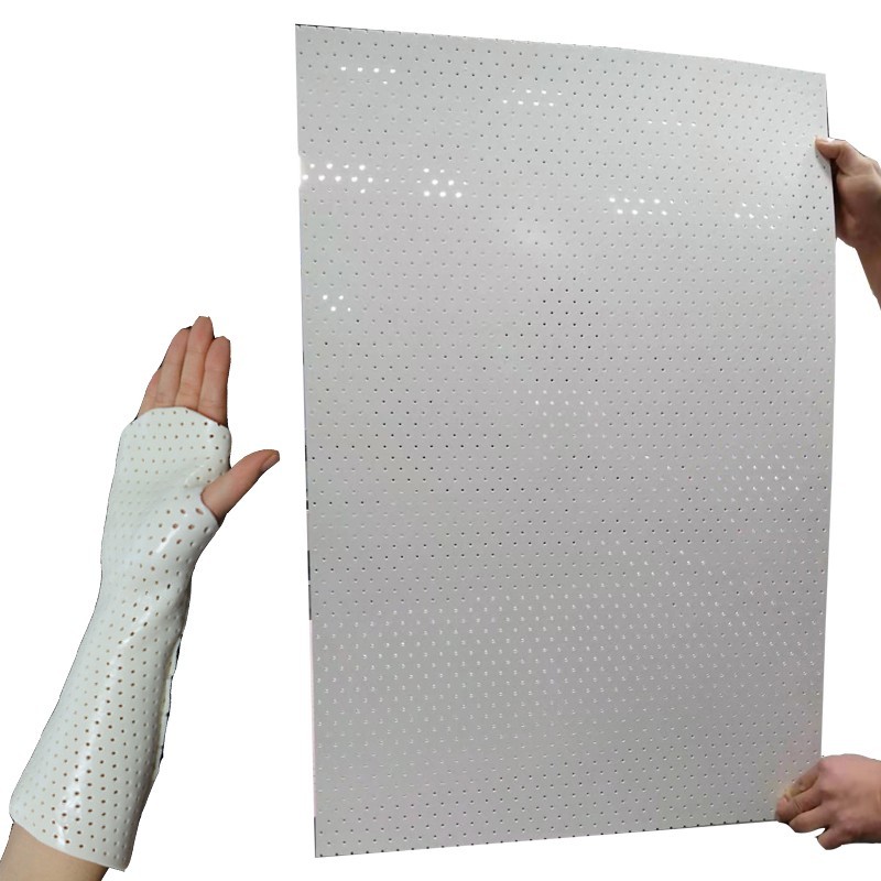Orthopedic Hand & Finger Splint Material Moldable Thermoplastic Sheet 3 pcs